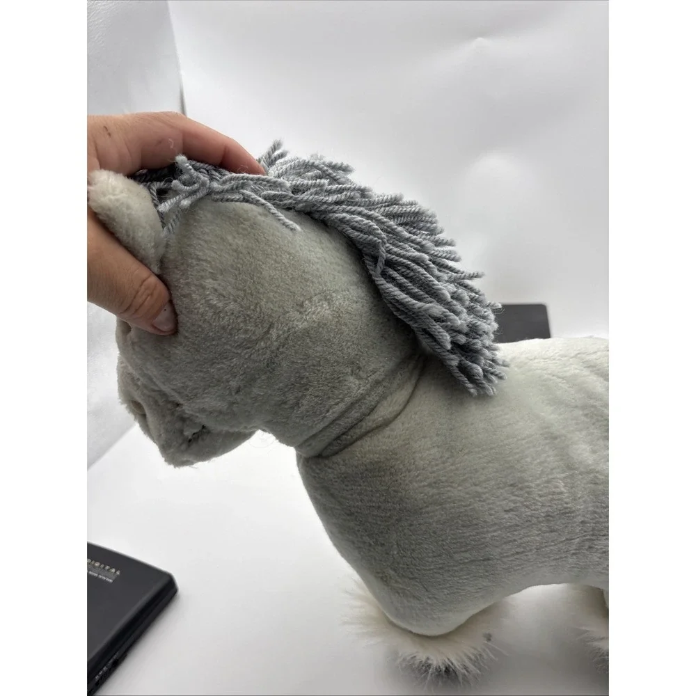 Vintage Cabbage Patch Kids Show Pony 1984 Gray Plush Horse Toy